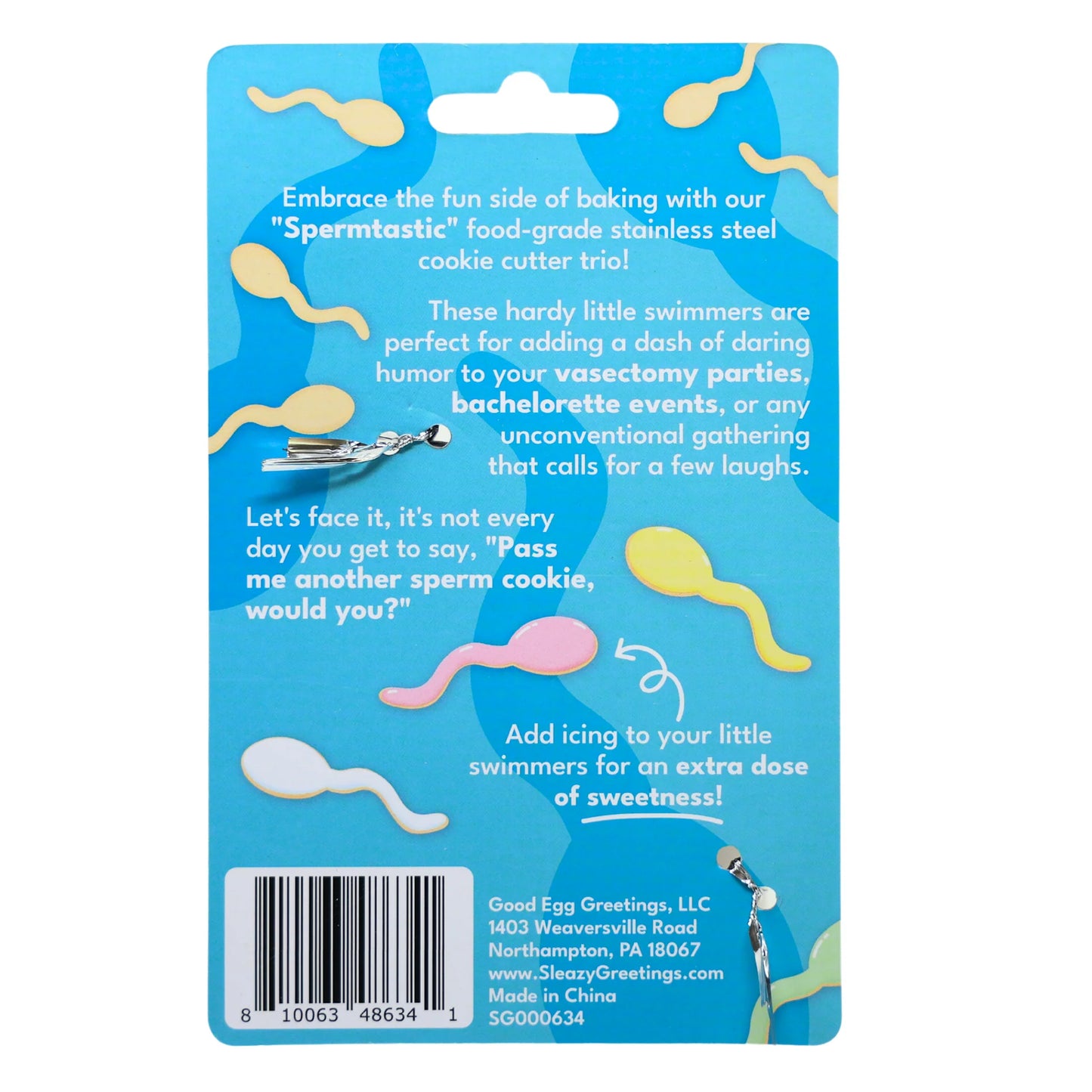 3 Piece Sperm - Cookie Cutter Sets