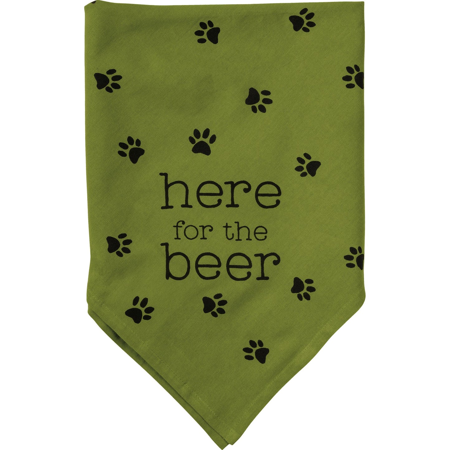 Here/Beer Buddy Large Pet Bandana