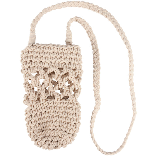 Crocheted Crossbody Bottle Holder