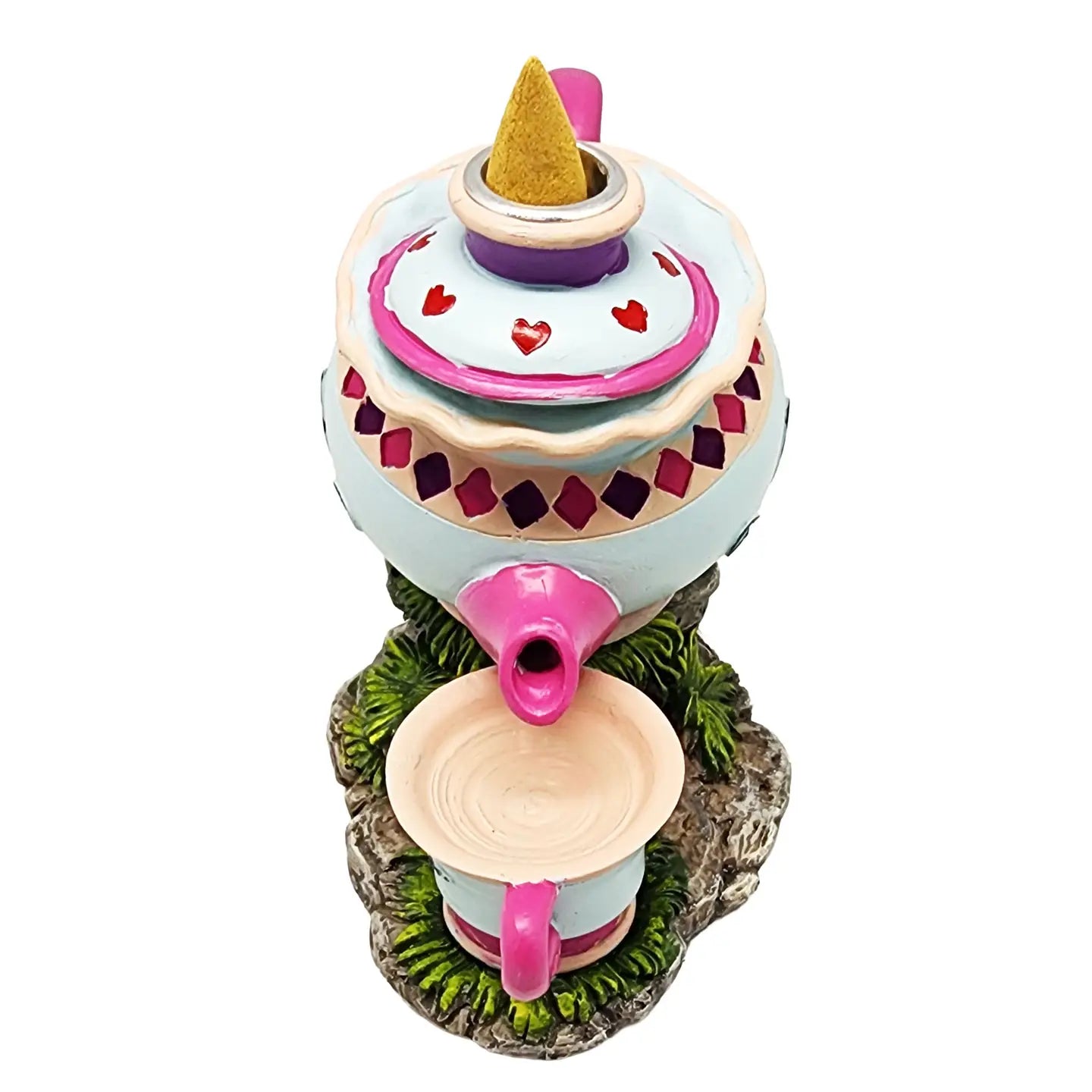 Alice in Wonderland Tea Pot Back Flow Incense Burner