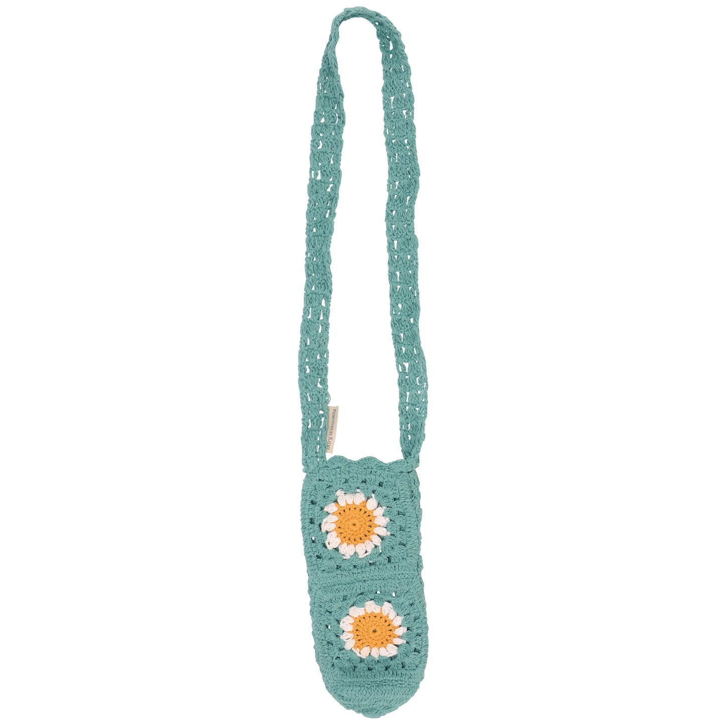 Daisies Crocheted Bottle Holder