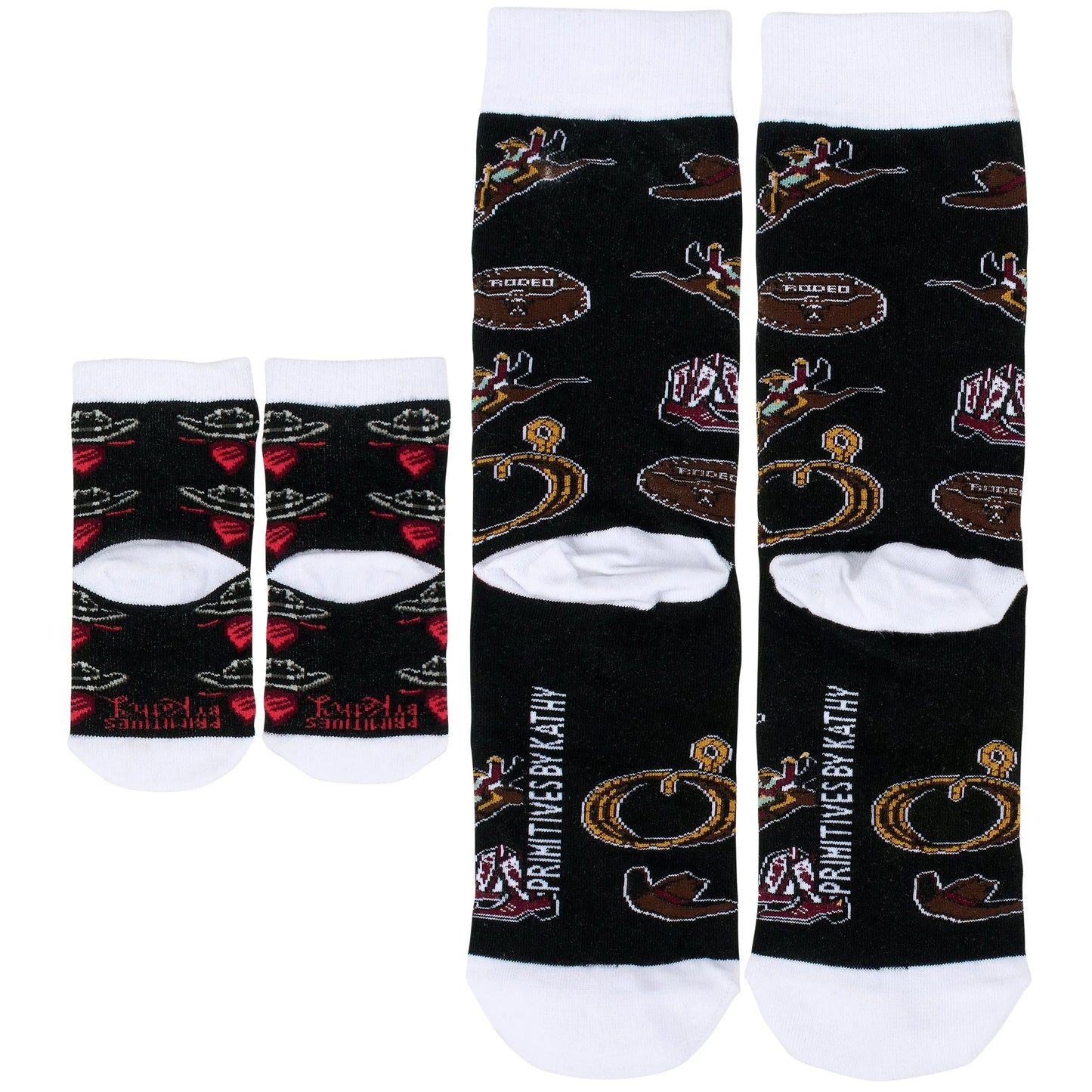 Rodeo Ready/Tiny Outlaw Baby & Me Sock Set