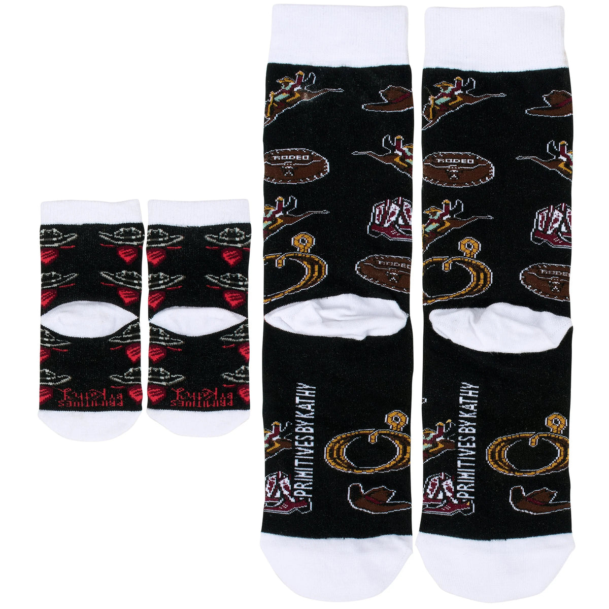 Rodeo Ready/Tiny Outlaw Baby & Me Sock Set
