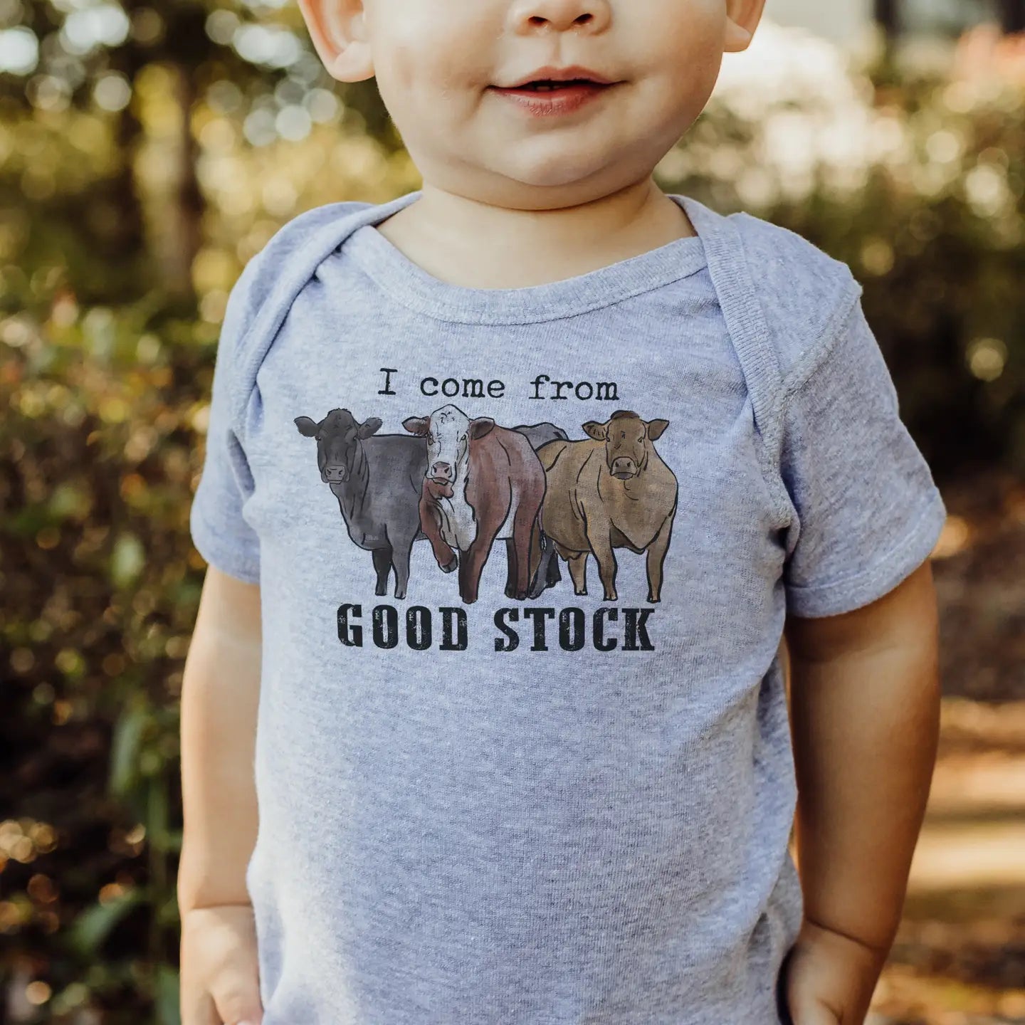 Good Stock Cow Onesie