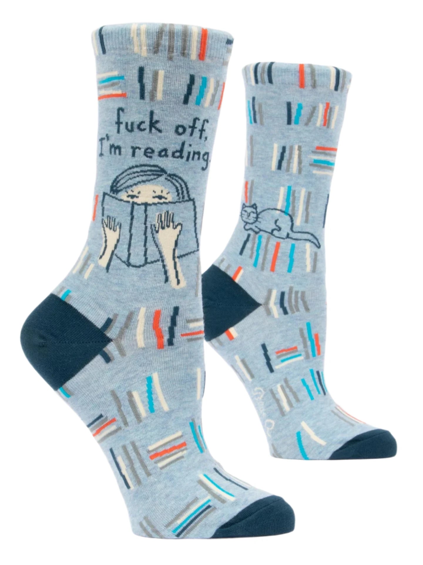 Fuck off I'm Reading Crew Socks