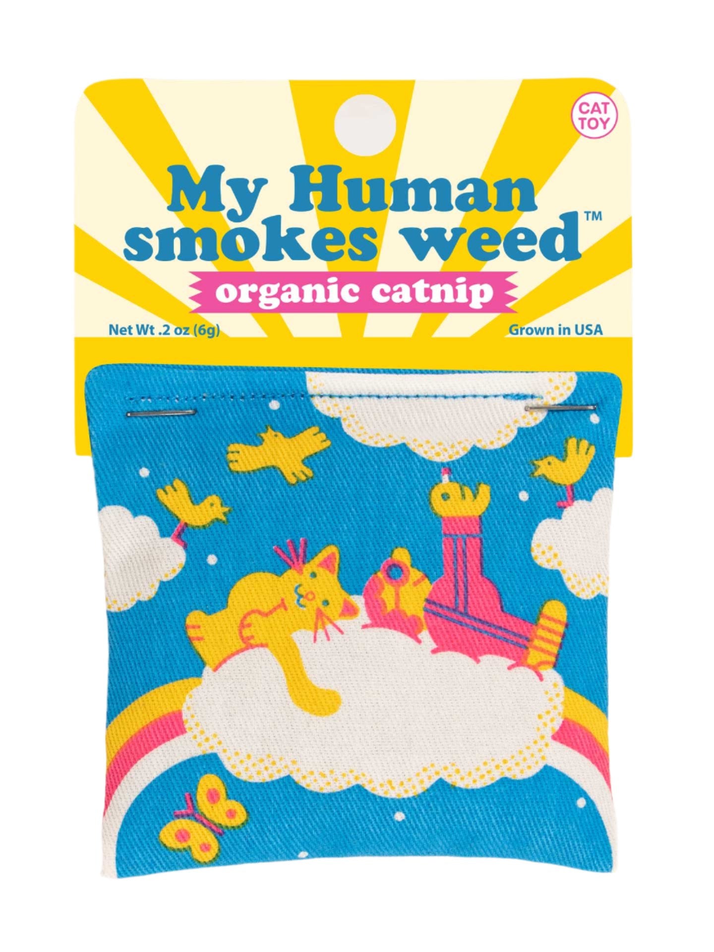 My Human Smokes Weed Catnip Toy