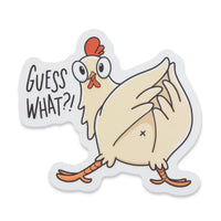 Guess What Chicken Sticker
