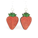 Strawberry Wooden Earrings