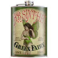 Green Fairy Absinthe Flask