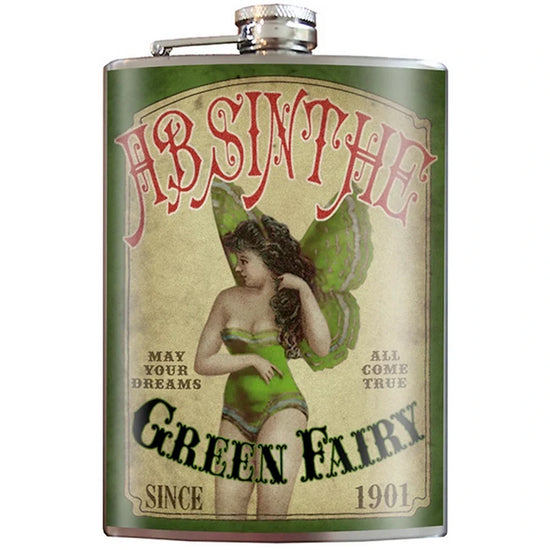 Green Fairy Absinthe Flask