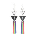 The Dark Side of the Moon Wooden Earrings