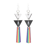 The Dark Side of the Moon Wooden Earrings