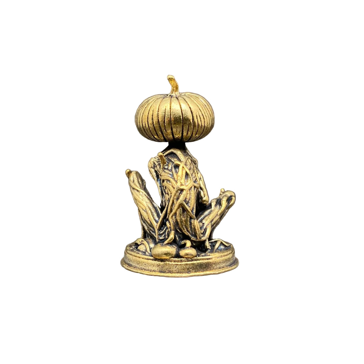 Brass Pumpkin Ghost Crafts Desktop Ornaments