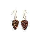 Pinecone Wooden Earrings