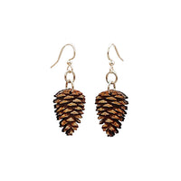 Pinecone Wooden Earrings