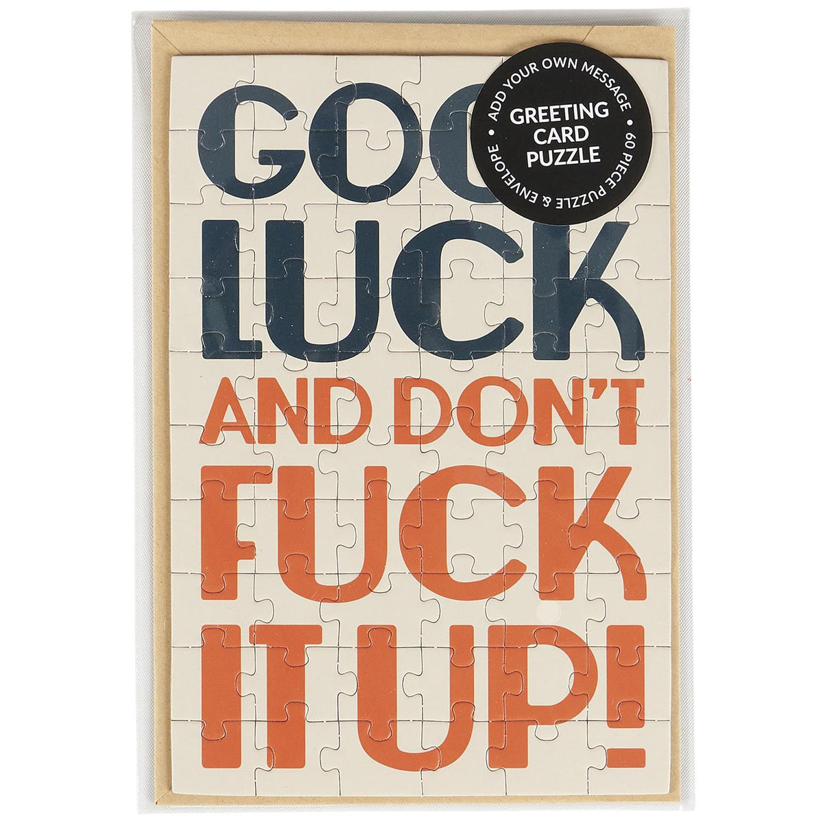 Good Luck Puzzle Card