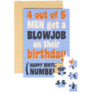 Number Five Puzzle Card