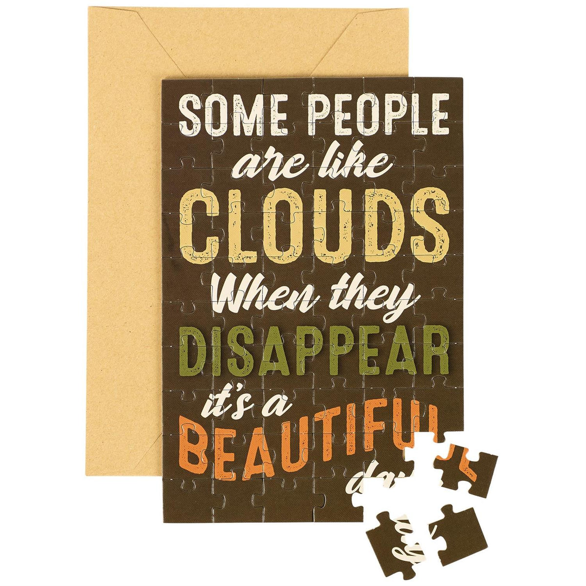 Beautiful Day Puzzle Card