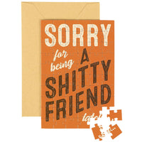 Being A Friend Puzzle Card