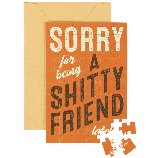Being A Friend Puzzle Card