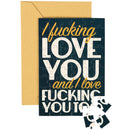 I Love You Puzzle Card