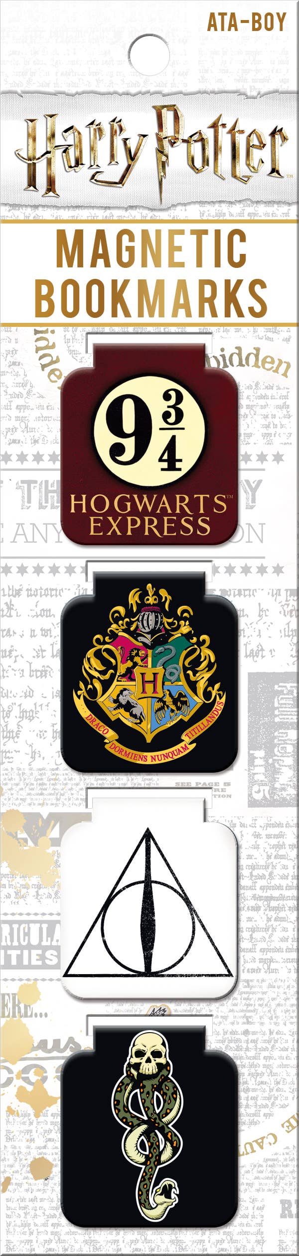 Harry Potter Magnetic Bookmark Set Of 4