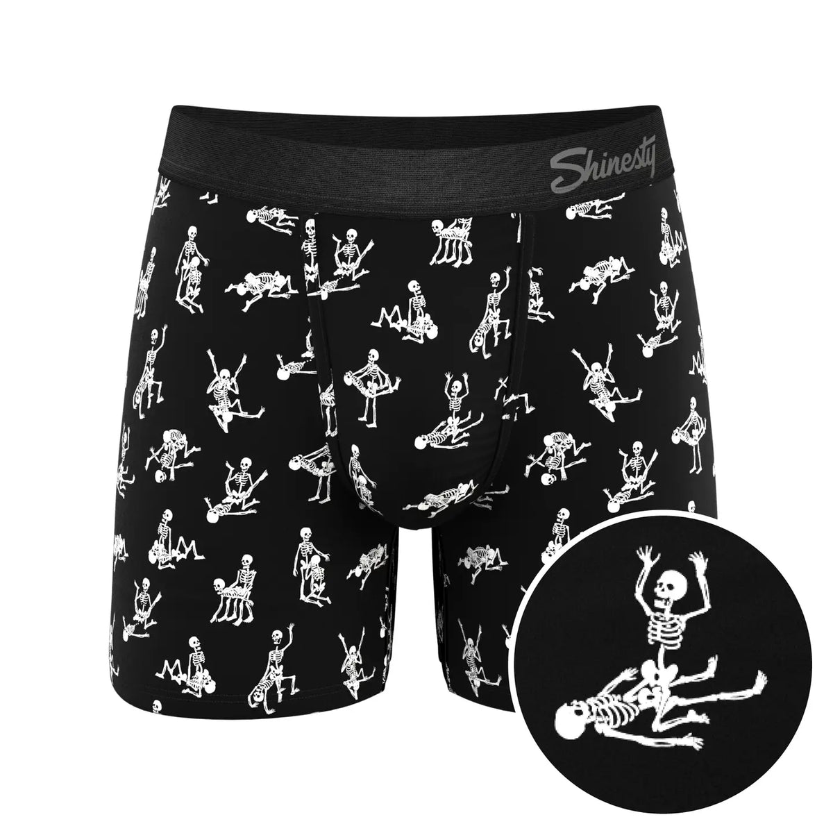The Bare Back Bones Boxers