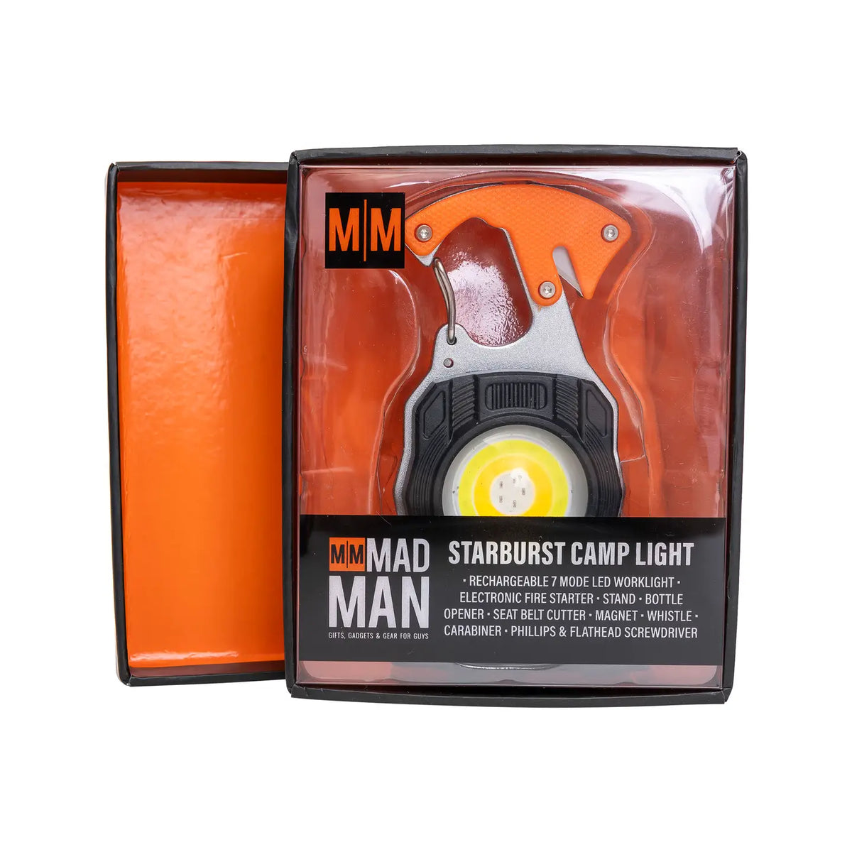 8-in-1 Rechargeable Camp Light & Multi-Tool