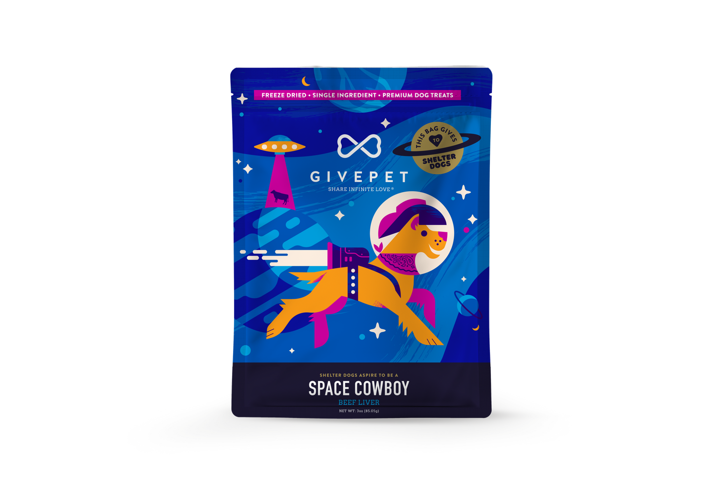 Space Cowboy Freeze-Dried Dog Treats