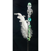 Blue Dragon Eye Magic Wand with Green Aventurine