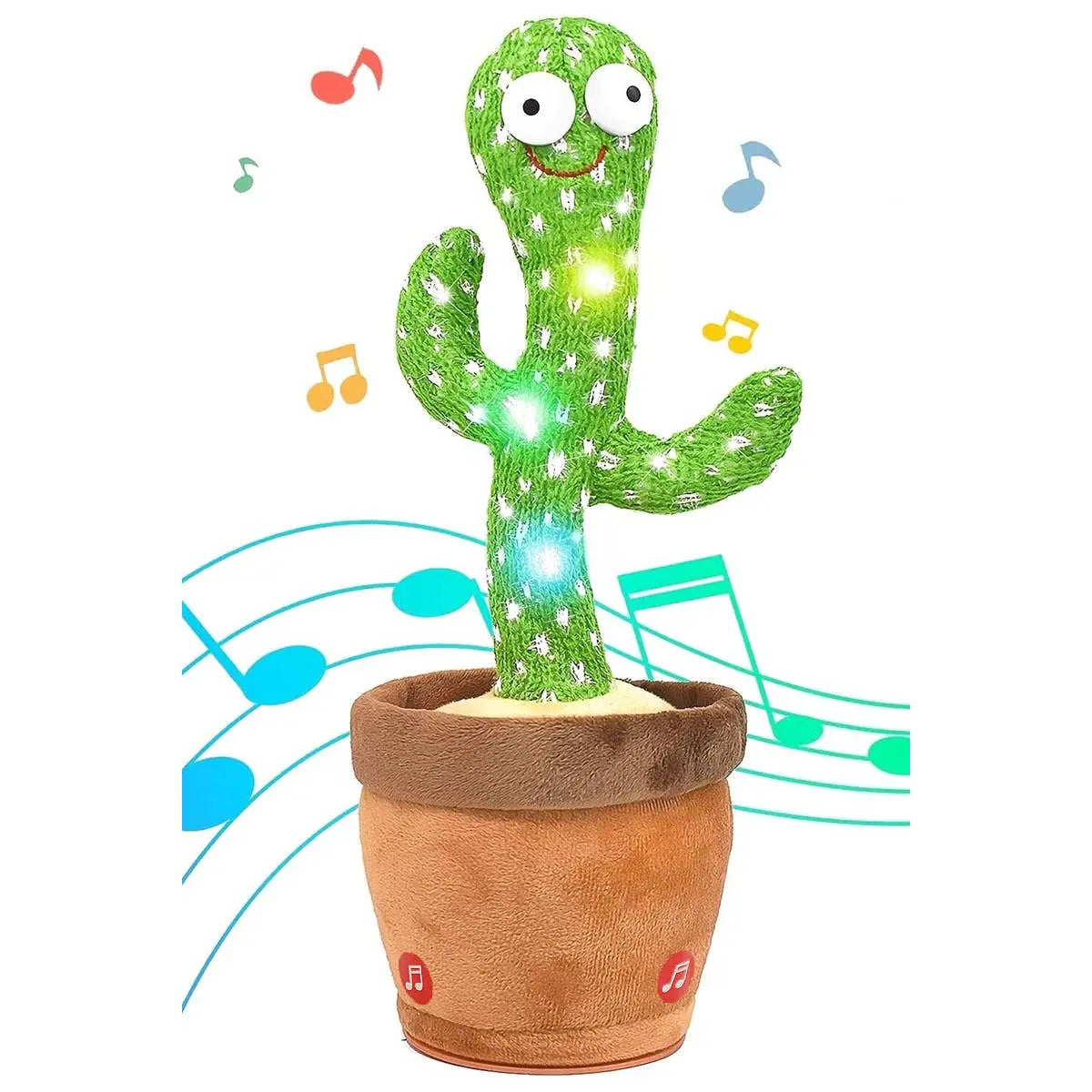 Cactus Sound Mimicking Led Dancing Plush Toy