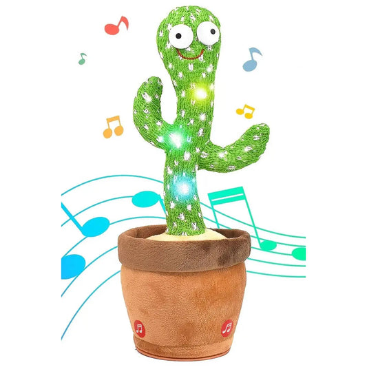 Cactus Sound Mimicking Led Dancing Plush Toy
