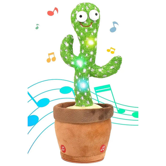 Cactus Sound Mimicking Led Dancing Plush Toy