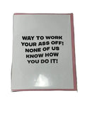 Way To Work Card