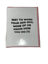 Way To Work Card
