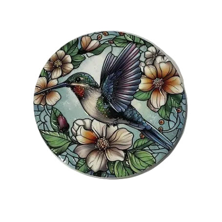 Round Hummingbird Coaster