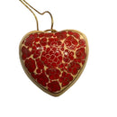 Paper Mache Hanging Hearts