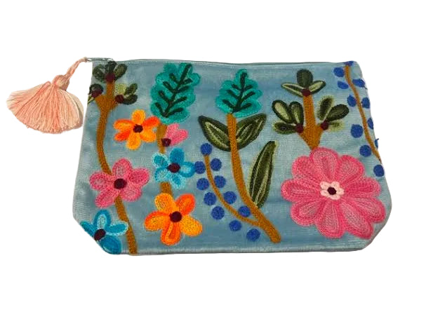 Embroidered Velvet Bags