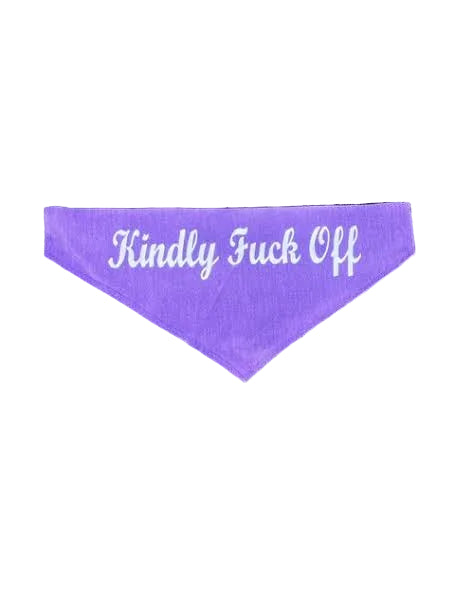 Kindly Fuck Off / Pet Me Peasant Dog Bandanas
