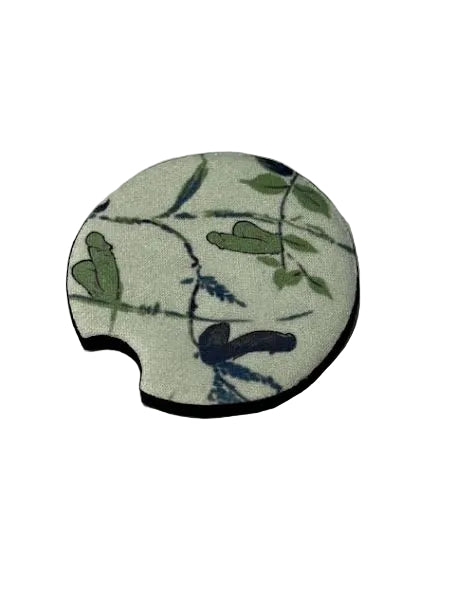 Wild Flower Penis Set of 2 Neoprene Car Coasters