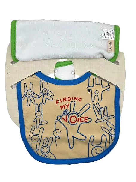 Ten Moods & Finding my Voice Baby Bibs