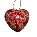 Paper Mache Hanging Hearts