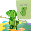 Unstoppable T Rex 3D Card