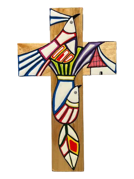 Wooden Hand Painted Crosses