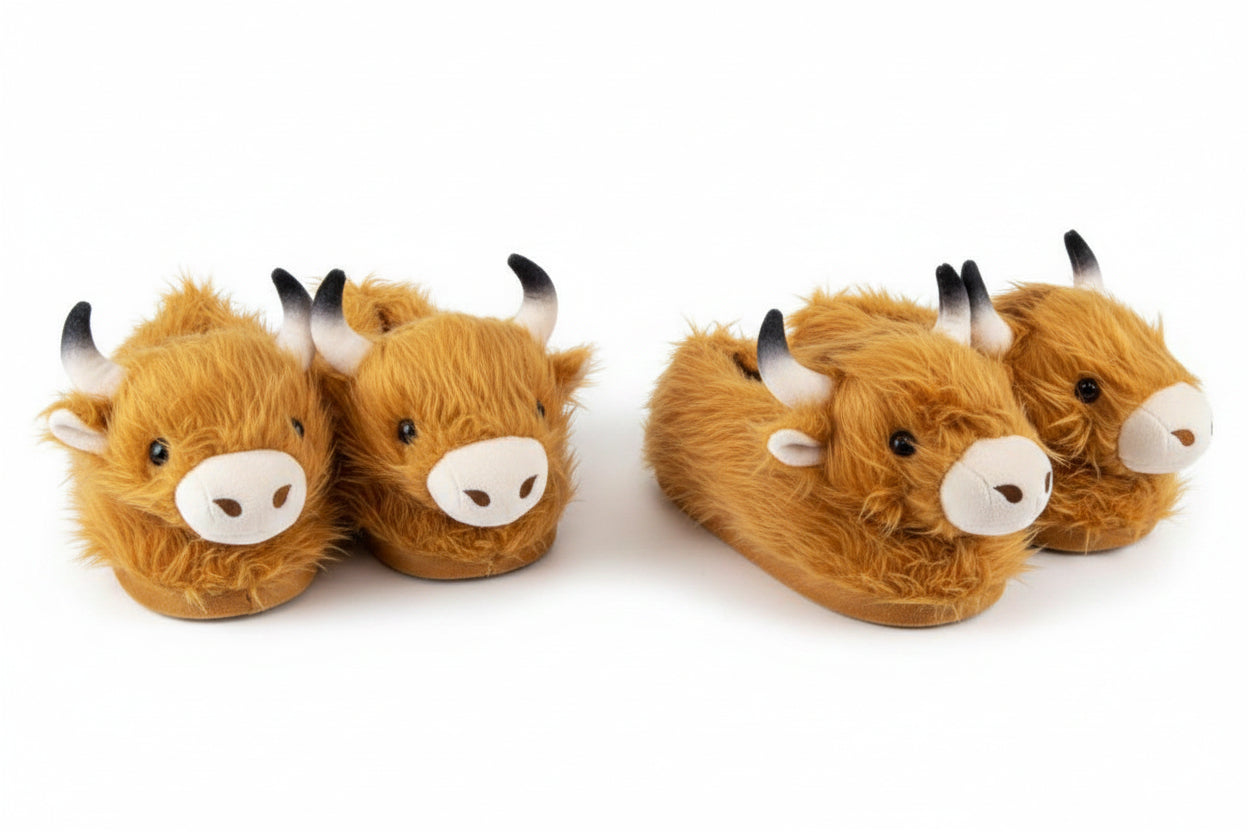 Highland Cow Slippers