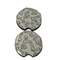 Penis Set of 2 Neoprene Coasters