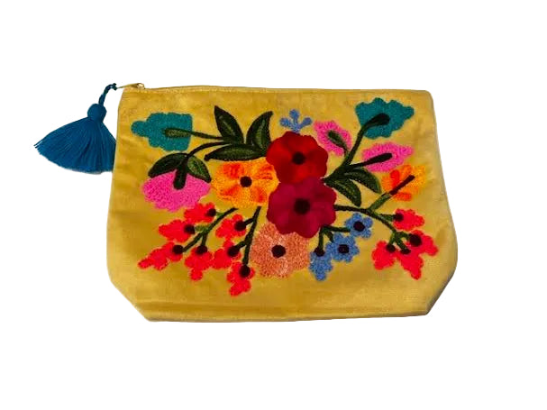 Embroidered Velvet Bags
