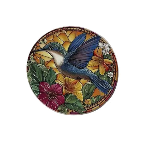 Round Hummingbird Coaster