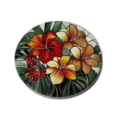 Flower Round Coasters
