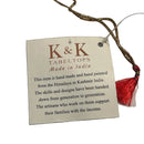 Paper Mache Hanging Hearts